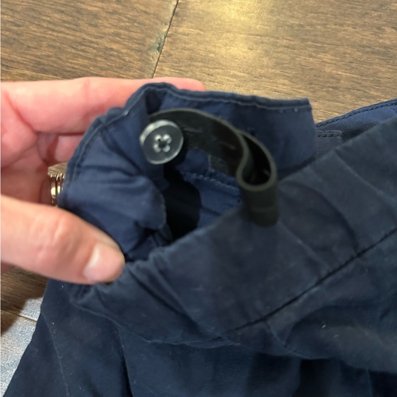 Girls Navy Crewcuts factory chino shorts 7 - Picture 4 of 6